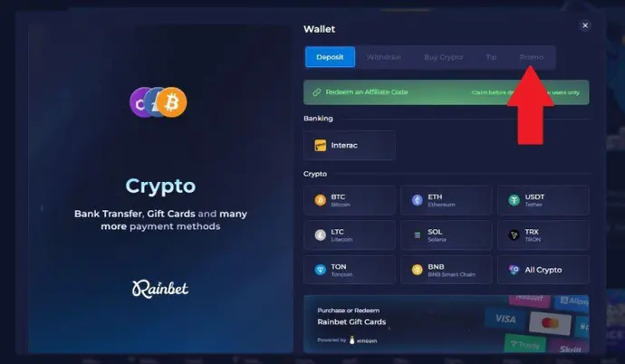 Rainbet codes - where bonuses really come from